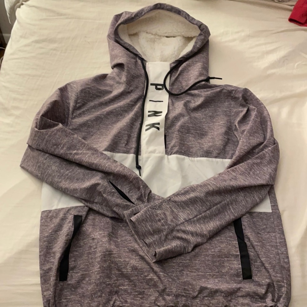Victoria’s Secret PINK grey raincoat/windbreaker size XS
